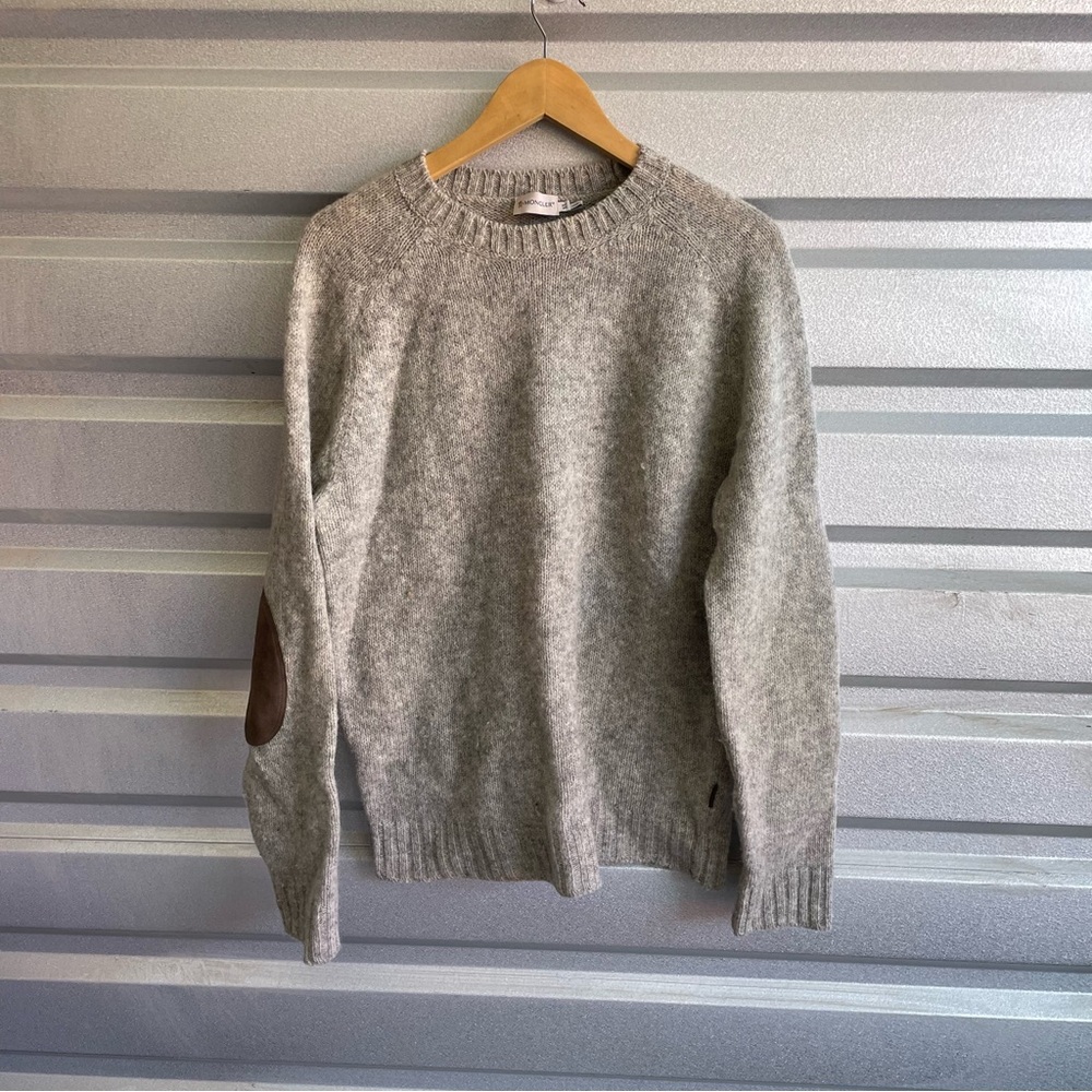 moncler maglione tricot girocollo wool sweater